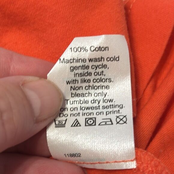 J Crew Tank Top Crew Neck Womens Sm Vibrant Breathable Festival Orange Vacation - Picture 7 of 9